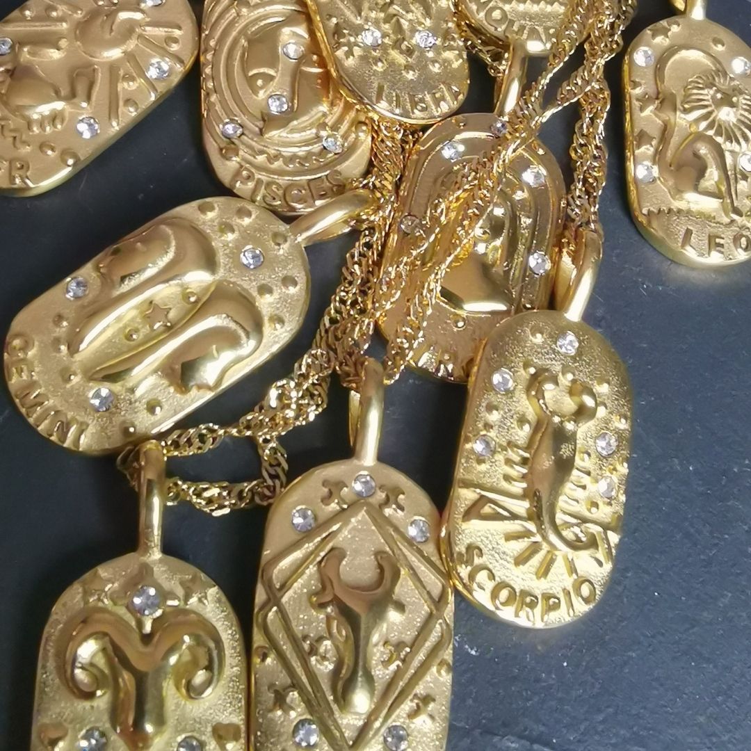 Constellation Necklaces 18K Gold Plated Stainless Steel Hypo-allergenic And Tarnish Free