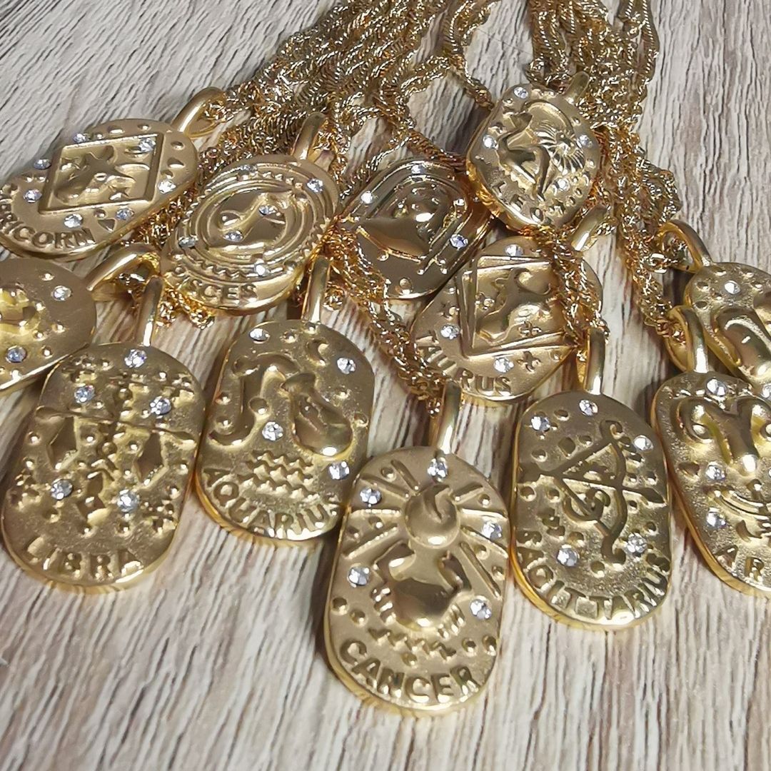 Constellation Necklaces 18K Gold Plated Stainless Steel Hypo-allergenic And Tarnish Free