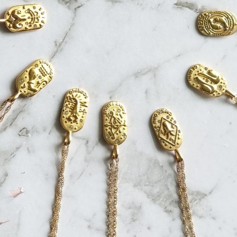 Constellation Necklaces 18K Gold Plated Stainless Steel Hypo-allergenic And Tarnish Free