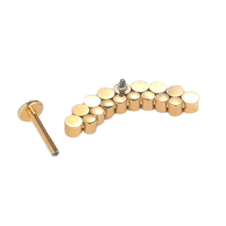 High-Quality 16G Internal Thread Titanium Piercing – Safe for Sensitive Skin