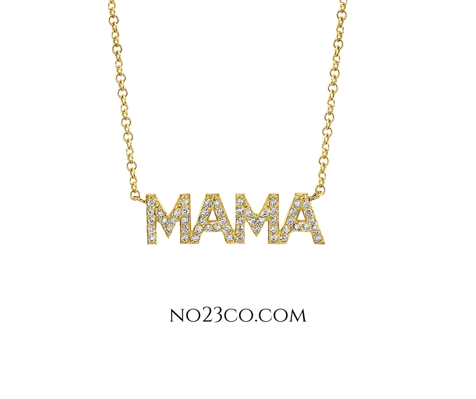 MOTHERS DAY GOLD NECKLACE JEWELLERY -  MAMA 