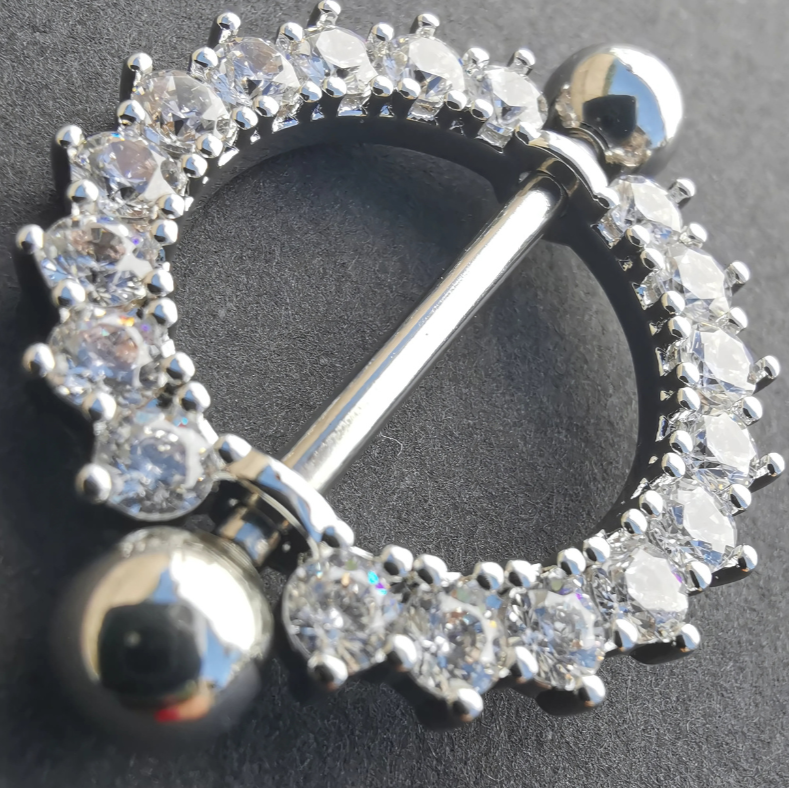 Shield Pierced Nipple Piercing Jewelry | Body Jewelry