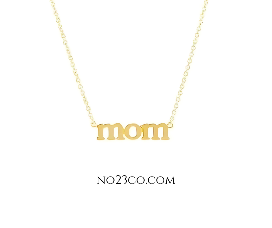 mom necklace - mothers day gift necklace 18K Gold plated 925